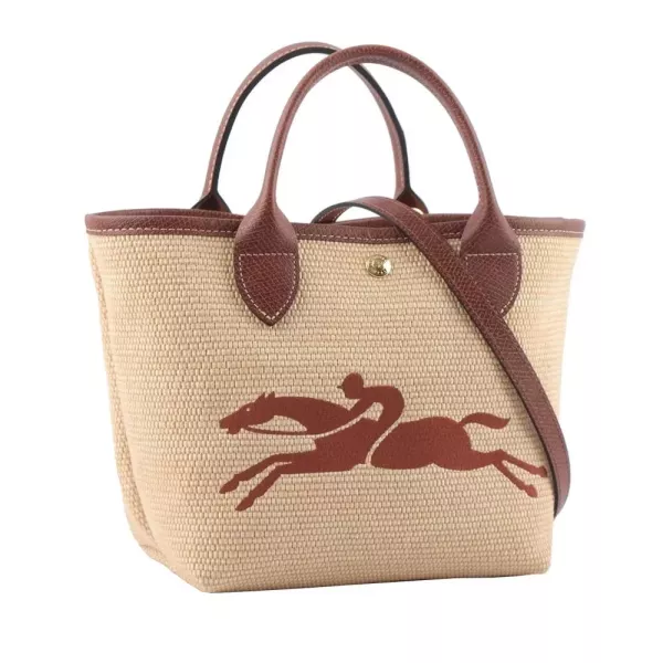 (兩色) Longchamp LE PANIER PLIAGE 草編S號 二用包 