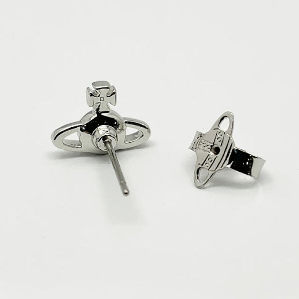 [爆款] Vivienne Westwood 簡約單鑽耳釘 