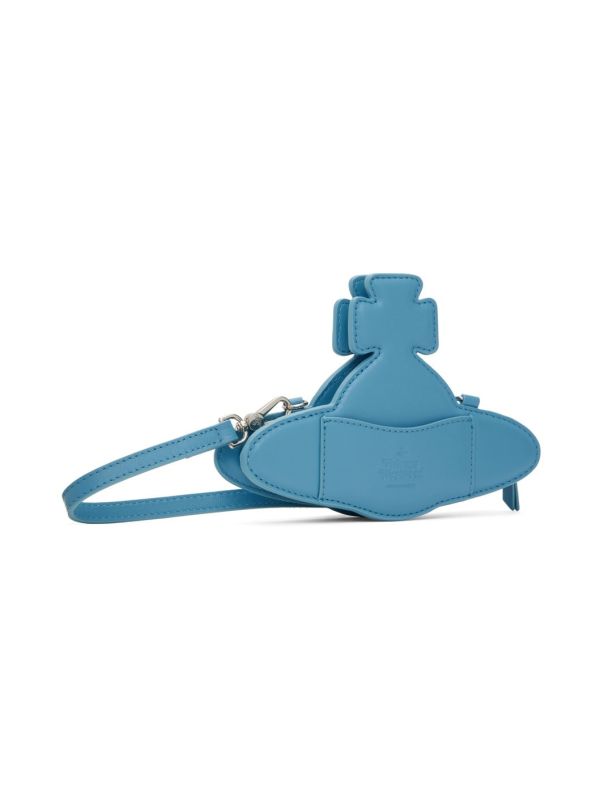 Vivienne Westwood Nano Orb 藍色斜背包 
