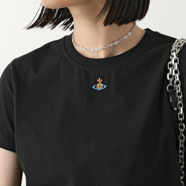 Vivienne Westwood Orb Peru 黑色T-shirt (Woman) 
