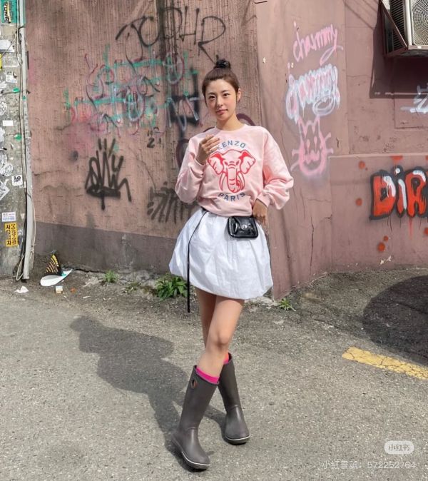 KENZO ELEPHANT 粉色刺繡運動衫 (woman) 