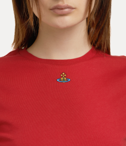 Vivienne Westwood Orb Peru 紅色T-shirt (Woman) 