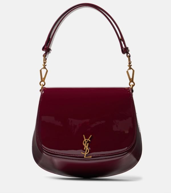 SAINT LAURENT Voltaire patent shoulder bag 