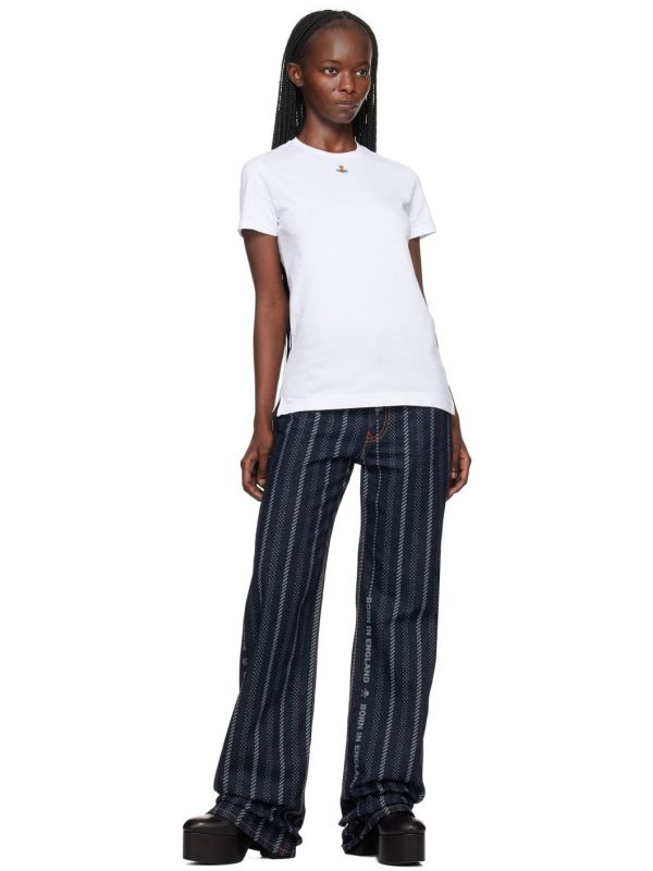 Vivienne Westwood Orb Peru 白色T-shirt (Woman) 