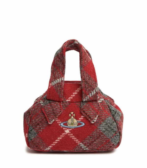 Vivienne Westwood Archive Mini 羊毛花呢包 