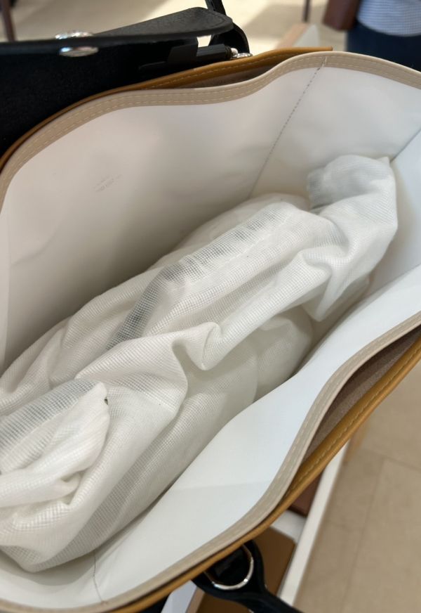 Longchamp Cabas Re-Play 牛皮拼接托特包 (M號) 