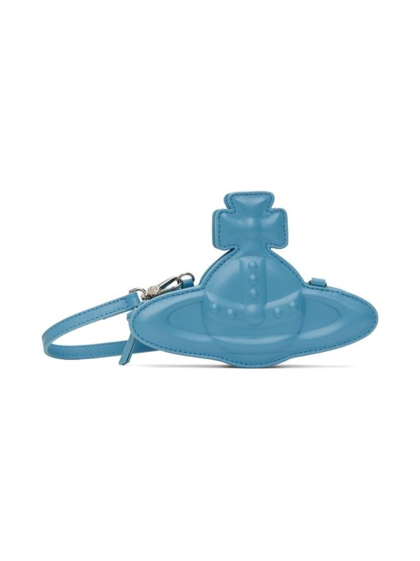 Vivienne Westwood Nano Orb 藍色斜背包 