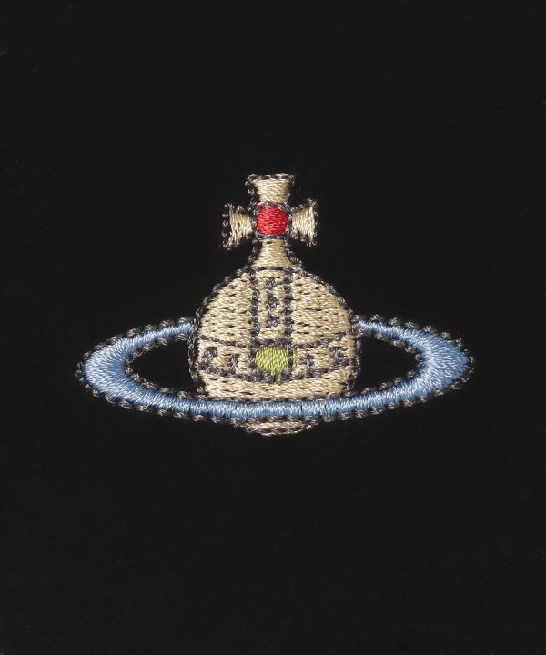 Vivienne Westwood Granny Frame黑色絲絨鏈條水餃包 