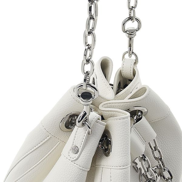 Vivienne Westwood Chrissy 白色小號水桶包 