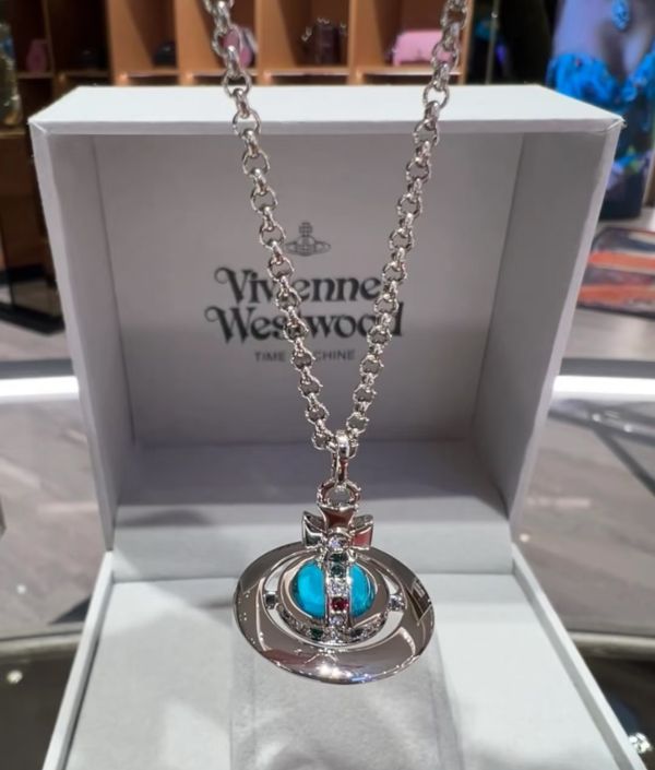 Vivienne Westwood 冰川藍orb彩鑽中號 