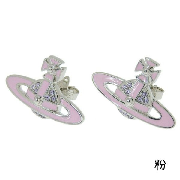 (多色) Vivienne Westwood 土星浮雕系列 [耳環] 