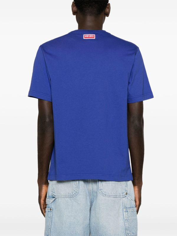 Kenzo Tiger Varsity 藍色 T-shirt (man) 