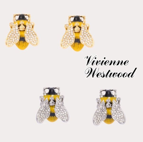 (兩款) Vivienne Westwood 大黃蜂系列 [耳環][別針] 