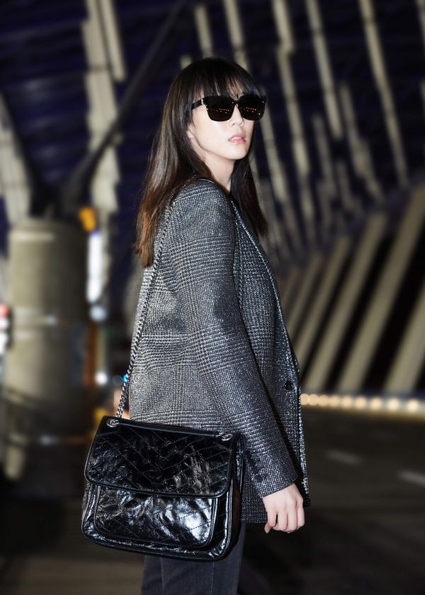 SAINT LAURENT[張鈞甯同款]Niki Medium Shoulder Bag 