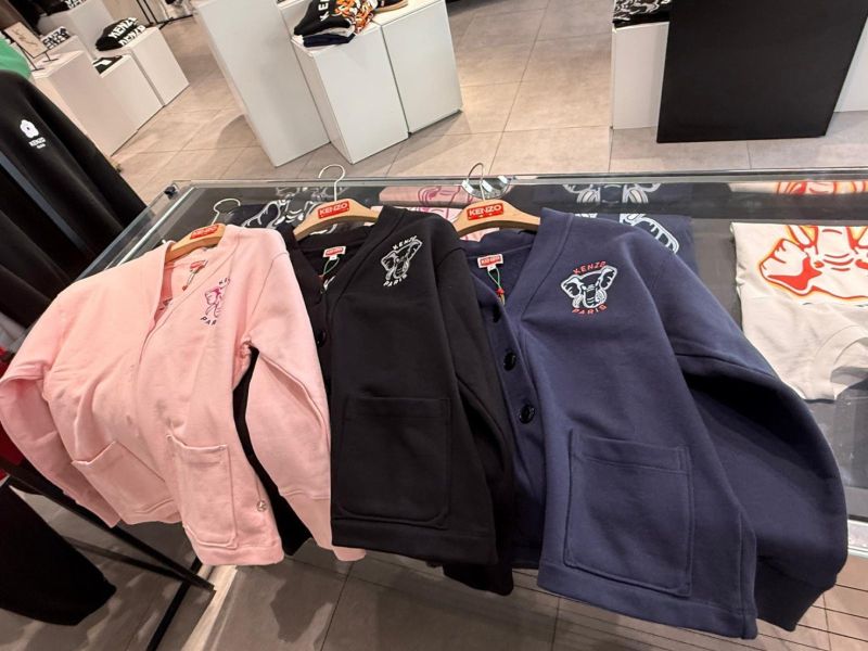 (三色) KENZO ELEPHANT 刺繡開襟衫 (woman) 