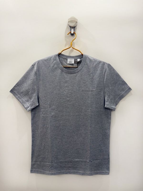 (兩色灰) Burberry Jenson胸前刺繡Logo T-shirt（Man） 
