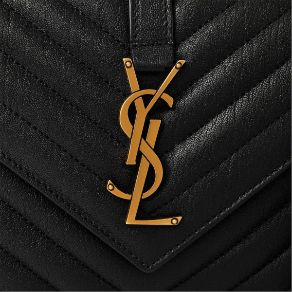 SAINT LAURENT College Medium Quilted Leather Bag 