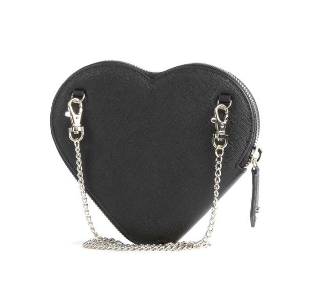 Vivienne Westwood 新款黑色心型鏈條包 