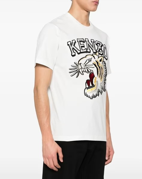 Kenzo Tiger Varsity 白色 T-shirt (man) 