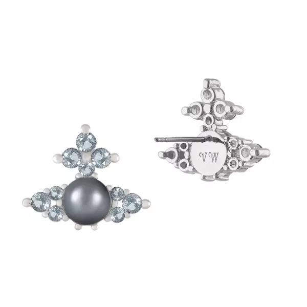 Vivienne Westwood Feodora珍珠鉑金系列 [耳環][項鍊] 