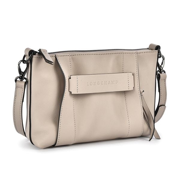 (兩色) Longchamp 3D 小牛皮斜背袋 (S號) 