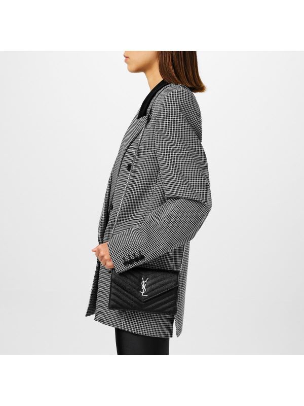 (多色) SAINT LAURENT Monogram Envelope Crossbody Bag 