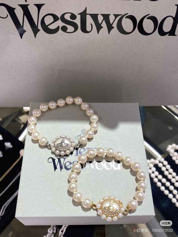 (兩色) Vivienne Westwood Amaya 大號珍珠手鏈 