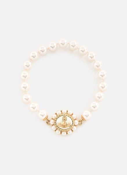 (兩色) Vivienne Westwood Amaya 大號珍珠手鏈 