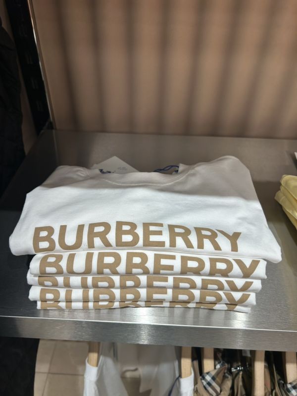 (多色)Burberry 中間大Logo純棉T-shirt (woman) 