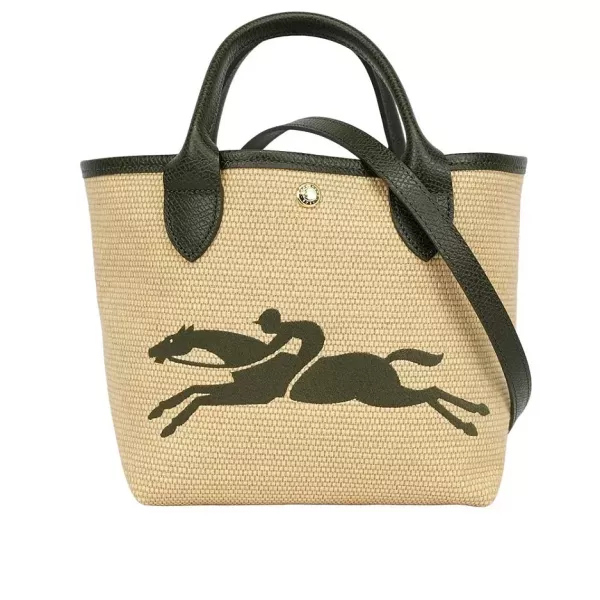 (兩色) Longchamp LE PANIER PLIAGE 草編S號 二用包 