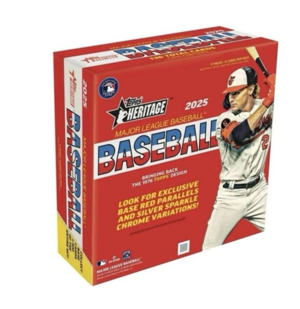 2025 Topps Heritage Baseball Mega Box 