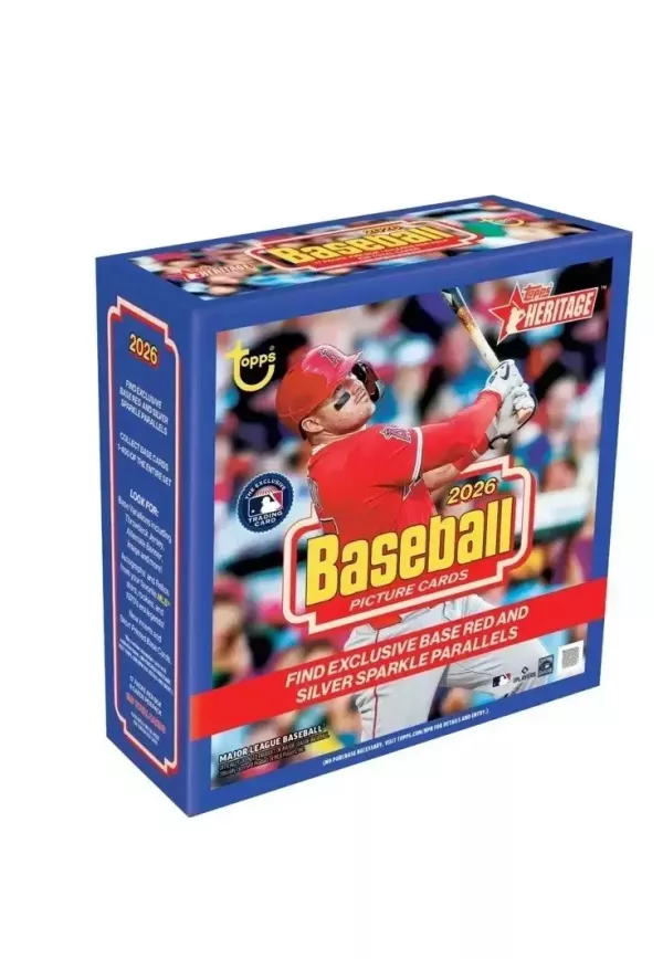 2026 TOPPS HERITAGE BASEBALL MEGA BOX 