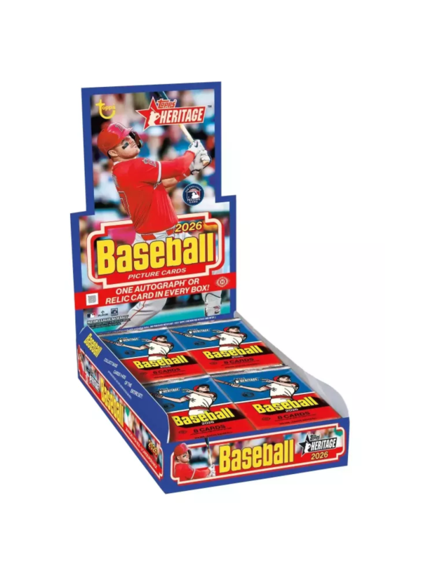2026 Topps Heritage Baseball Hobby Box 