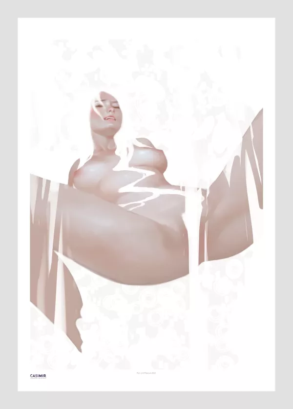 痛與愉悅1 ｜Pain and Pleasure I 限量藝術版畫 casimir, casimir tarot, tarot art, tarot major arcana, major arcana art print, tarot illustration, 限量藝術版畫, 塔羅大牌, 塔羅藝術, 塔羅插畫, 當代塔羅, 當代藝術, 靈性藝術, 神秘學藝術, museum grade art print, tarot for collectors, spir