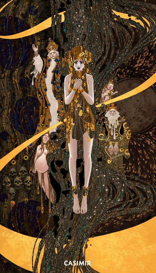 CASIMIR｜Death 死神｜塔羅大牌系列 限量藝術版畫 casimir, casimir tarot, tarot art, tarot major arcana, major arcana art print, tarot illustration, 限量藝術版畫, 塔羅大牌, 塔羅藝術, 塔羅插畫, 當代塔羅, 當代藝術, 靈性藝術, 神秘學藝術, museum grade art print, tarot for collectors, spir