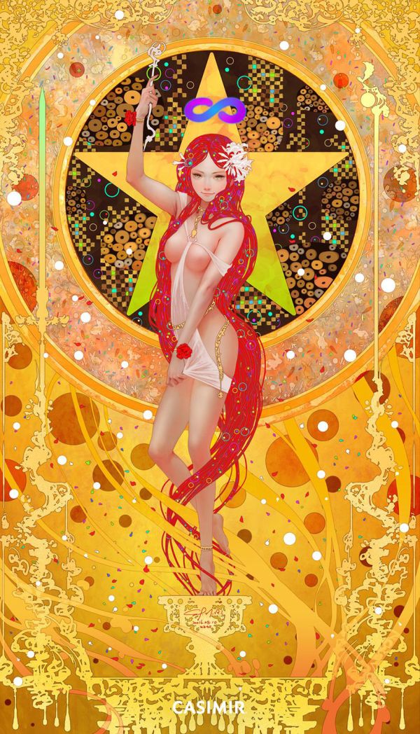 CASIMIR｜The Magician 魔術師｜塔羅大牌系列 限量藝術版畫 casimir, casimir tarot, tarot art, tarot major arcana, major arcana art print, tarot illustration, 限量藝術版畫, 塔羅大牌, 塔羅藝術, 塔羅插畫, 當代塔羅, 當代藝術, 靈性藝術, 神秘學藝術, museum grade art print, tarot for collectors, spir