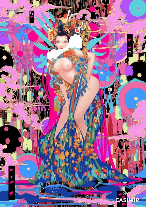 極樂天國｜Elysium Heaven 限量藝術版畫 casimir, casimir tarot, tarot art, tarot major arcana, major arcana art print, tarot illustration, 限量藝術版畫, 塔羅大牌, 塔羅藝術, 塔羅插畫, 當代塔羅, 當代藝術, 靈性藝術, 神秘學藝術, museum grade art print, tarot for collectors, spir