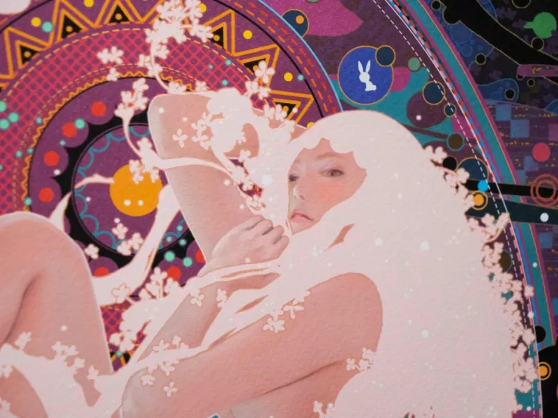 中秋｜Moon Festival 限量藝術版畫 casimir, casimir tarot, tarot art, tarot major arcana, major arcana art print, tarot illustration, 限量藝術版畫, 塔羅大牌, 塔羅藝術, 塔羅插畫, 當代塔羅, 當代藝術, 靈性藝術, 神秘學藝術, museum grade art print, tarot for collectors, spir