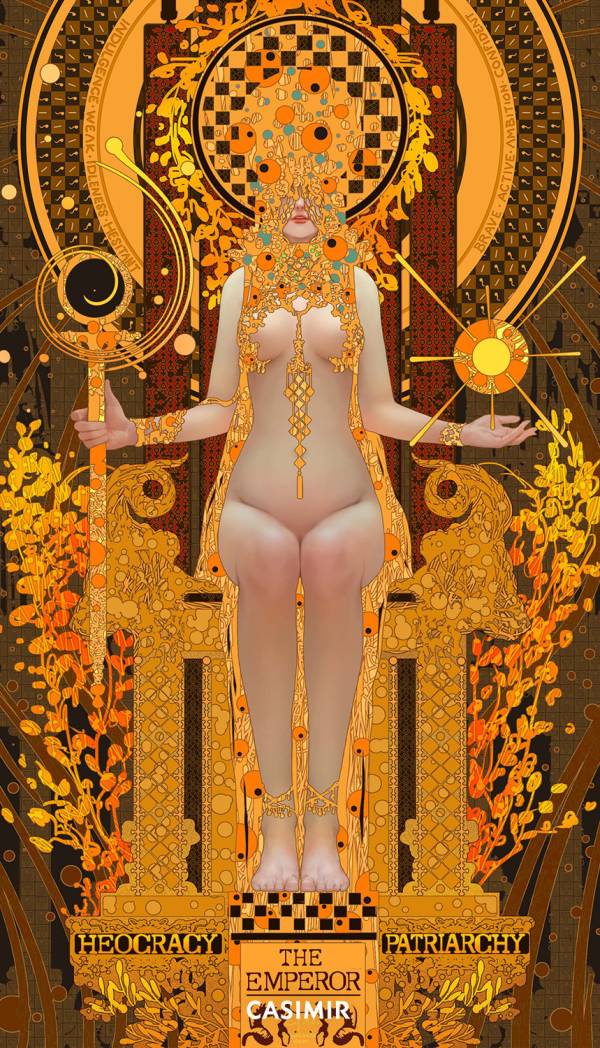 CASIMIR｜The Emperor 皇帝｜塔羅大牌系列 限量藝術版畫 casimir, casimir tarot, tarot art, tarot major arcana, major arcana art print, tarot illustration, 限量藝術版畫, 塔羅大牌, 塔羅藝術, 塔羅插畫, 當代塔羅, 當代藝術, 靈性藝術, 神秘學藝術, museum grade art print, tarot for collectors, spir