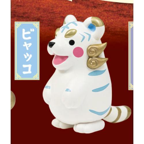 5A065『現貨』微笑四神公仔  Qualia  扭蛋   轉蛋 