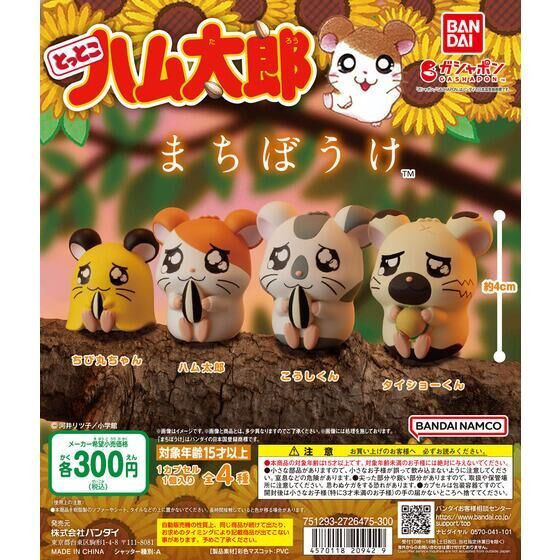 2A977『現貨』等待中哈姆太郎 BANDAI 扭蛋 轉蛋 