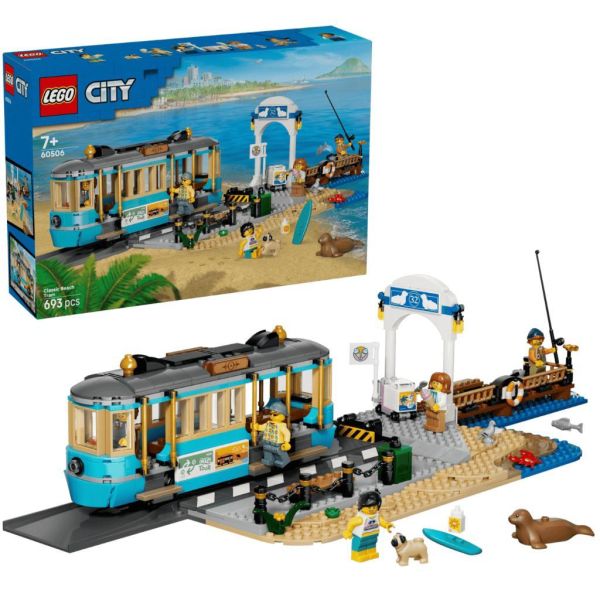 『現貨』  LEGO 60506	City-經典海灘路面電車    盒組 