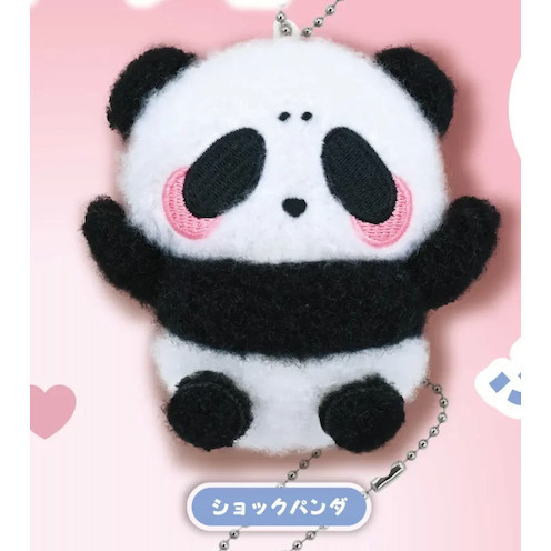 4A872『現貨』熊貓玩偶吊飾P2 夢屋 扭蛋 轉蛋 