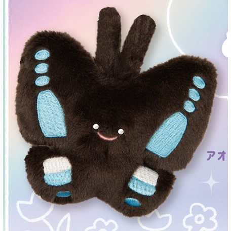 4A082『現貨』tyoUtyo蝴蝶毛絨玩偶吊飾 Qualia 扭蛋 轉蛋 