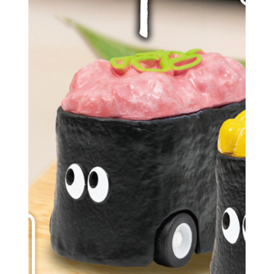 4A892『現貨』軍艦壽司迴力車 Qualia 扭蛋 轉蛋 