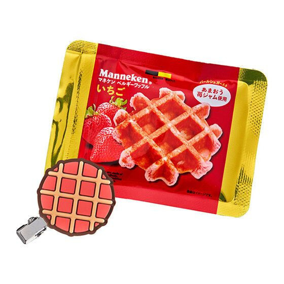 2A214『現貨』manneken 鬆餅造型髮夾 BANDAI 扭蛋 轉蛋 