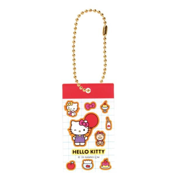 5A431『現貨』Hello Kitty貼紙風壓克力吊飾    KOROKORO   扭蛋   轉蛋 