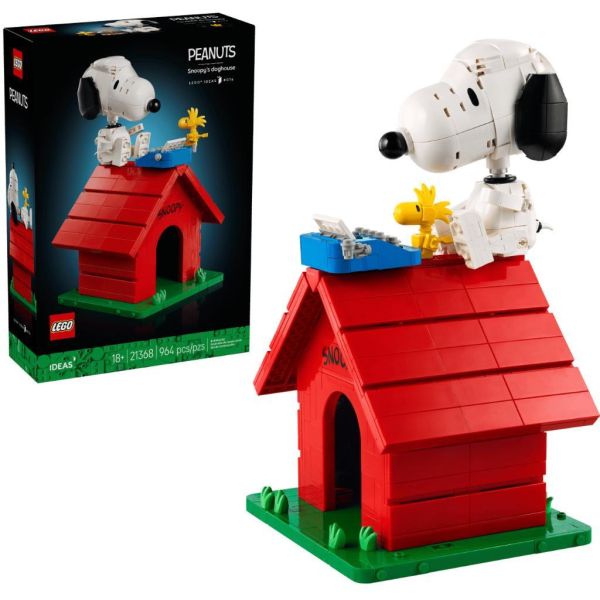 『現貨』  LEGO 21368	LEGO Ideas-花生漫畫：史努比的狗屋    盒組 
