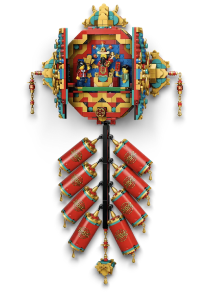 『現貨』LEGO 80118  Chinese Festival 迎福鞭炮 盒組 