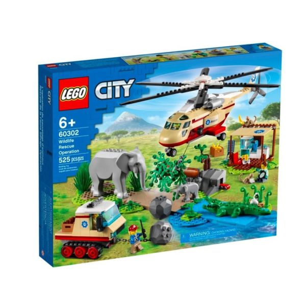 『現貨』LEGO 60302 City-野生動物救援行動 盒損 盒組 